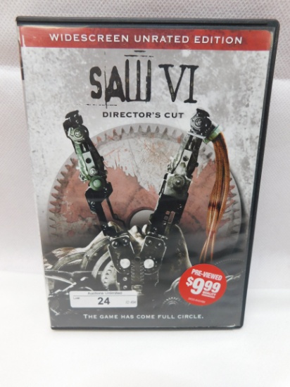 WIDESCREEN UNRATED EDITION ~ DIRECTOR'S CUT ~ SAW VI