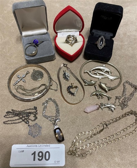 LOT OF STERLING JEWELRY ~ BIG LOT ~ REALLY NICE