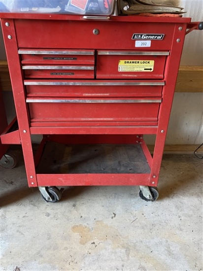 SMALL US GENERAL 5 DRAWER TOOL CHEST