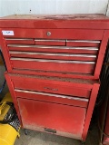 2 PIECE RED TOOL CHEST