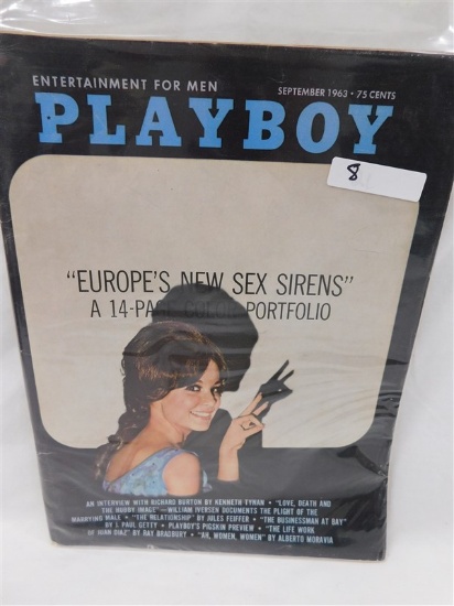 Playboy Magazine ~ September 1963 ~ VICKI CARBE