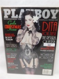 Playboy Magazine ~ December 2002 ~ Gala Christmas Issue DITA VON TEESE