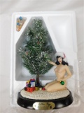 2002 The Playmate Collection Bettie Page Trimming Christmas Tree Figurine ~ This is a 2002 The Playm