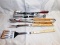 LOT OF BBQ TOOLS & SKEWERS