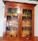 STAINED GLASS BOOK CABINET - 37