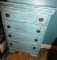 DISTRESSED 4 DRAWER CHEST O' DRAWERS - 39.25