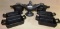 7 PIECE CAST IRON LOT - ALADDIN'S LAMP - 2 SMALL COVERED DISHES - 4 SMALL LOAF PANS
