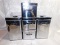 SET OF 5 VINTAGE STAINLESS STEEL KITCHEN CANISTERS - MASTERWARE - MADE IN U.S.A.