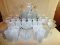 47 PIECE LOT OF FROSTED GLASS