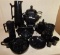 LARGE LOT OF BLACK EVERYDAY DISHES