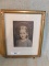 ANTIQUE MARY  MOST HOLY FRAMED PICTURE 8.75