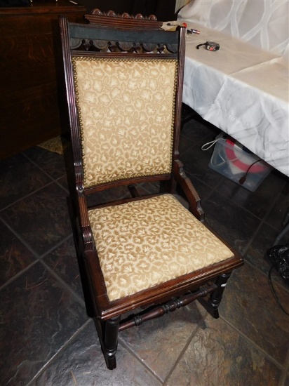 ANTIQUE EAST LAKE ROCKING CHAIR