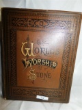 1879 THE WORLDS WORSHIP IN STONE HARDBACK BOOK