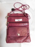 SMALL LEATHER CROSSBODY BAG - LIKE NEW