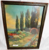 ANTIQUE FRAMED PRINT - 15