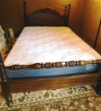 FULL SIZE 4 POSTER BED W/ SERTA PERFECT SLEEPER EAST BRIDGE ICOLLECTION MATTRESS