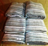 6 PIECE BELLA LUX FINE LINENS TOWEL LOT - 4 BATH & 2 HAND TOWELS