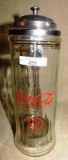 VINTAGE BARBASOL COCA-COLA STRAW DISPENSER