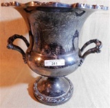 SILVER PLATE CHAMPAGNE BUCKET 10.5