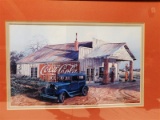 COCA-COLA STORE MOM & POPS PLACED BB BARRICK - SIGNED BY ARTIST - 23