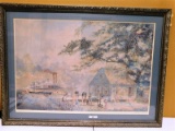 LIMITED EDITION 596/1000 ARTIST SIGNED ROBERT MALCOLM RUCKER - 