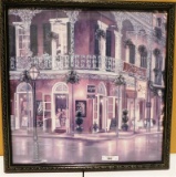 FRAMED NEW ORLEANS PRINT - 17.25