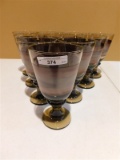 LOT OF 12 DESERT GOBLETS