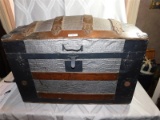 ANTIQUE HUMPBACK TRUNK - FITTED 28