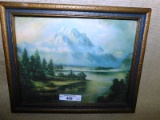 SMALL ANTIQUE FRAMED PICTURE - 10