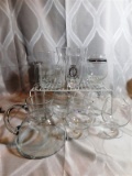 LOT OF 12 SPOUTED GLASS BAR WARE