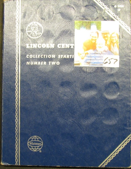 1941-74 Partial Set of Lincoln Cents in a blue Whitman folder.