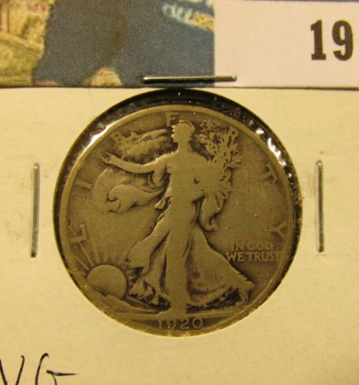 1920 P Walking Liberty Half Dollar, VG.