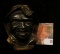 Afro-American Painted Brass Bank. 3