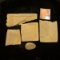 4-pcs. Incised Pre-Columbian Slate fragments and a small Mano.