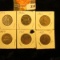 1951, 62, 63, 64, 65, & 68 Canada Nickels. EF-UNC.