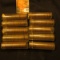 (10) Mixed Date Rolls of Lincoln Cents, includes: 1936P, 43, and many mixed rolls with some dates ba