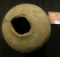 Excavated Clay Bowl with neck missing and killed hole in bottom. Labeled in black ink on the base Po