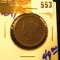 1847 Braided Hair Large Cent With Full Rims And Cartwheels Present.  The Coin Has Full Liberty And D