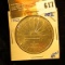 1853-1953 Republic Of Cuba Centennial Of Marti Silver One Peso, Ef.