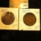 1891 And 1884 Canadian Large Cents