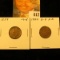 1859 & 1860 U.S. Indian Head Cents.