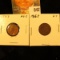 1867 & 1868 U.S. Indian Head Cents.