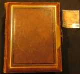 Leather Bound with Brass hinge Photograph's Album. With numerous Civil War era photos.