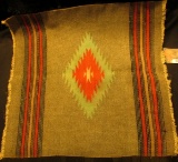 Small Indian Woven Rug. 17 1/2