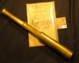 Old Brass Sailor's Telescope, still functioning condition, extends from 6
