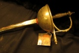 Stainless Steel or Chrome Knight's Style Sword. 28