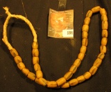 Indian Sand cast Trade Bead Necklace. (40) Individual Beads.