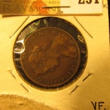 New Brunswick 1864 1 Cent. VF.