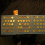 1938-61 Partial Set of Jefferson Nickels in a blue Whitman folder. Includes a couple of Silver War N