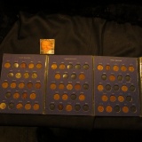 1941-66 Partial Lincoln Cent Set in a blue Whitman folder. (46 pcs.).